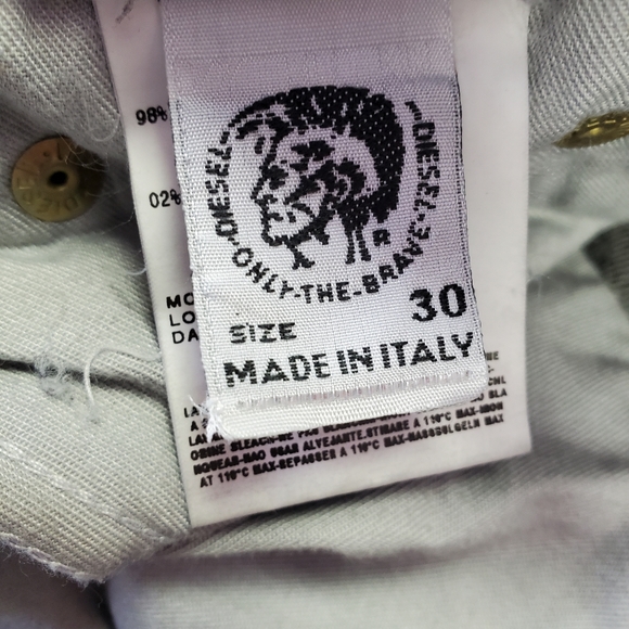 Diesel Zinc Jeans Made In Italy Size 30x34 NWT - Picture 11 of 13